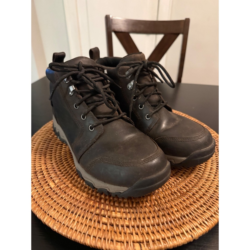 Duluth Trading Co Jackpine Waterproof Leather Boots‎ Mens 8.5 Wide Brown 52711